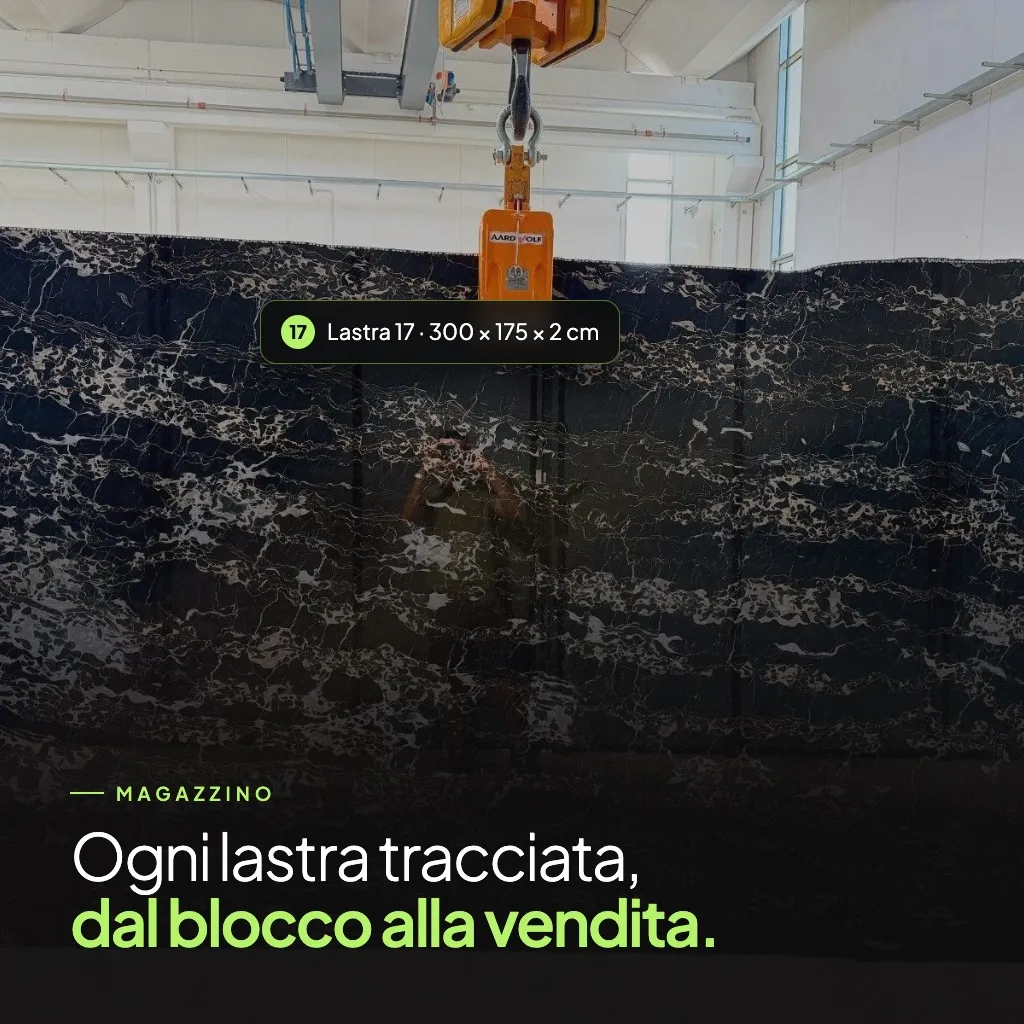 Il magazzino lastra per lastra