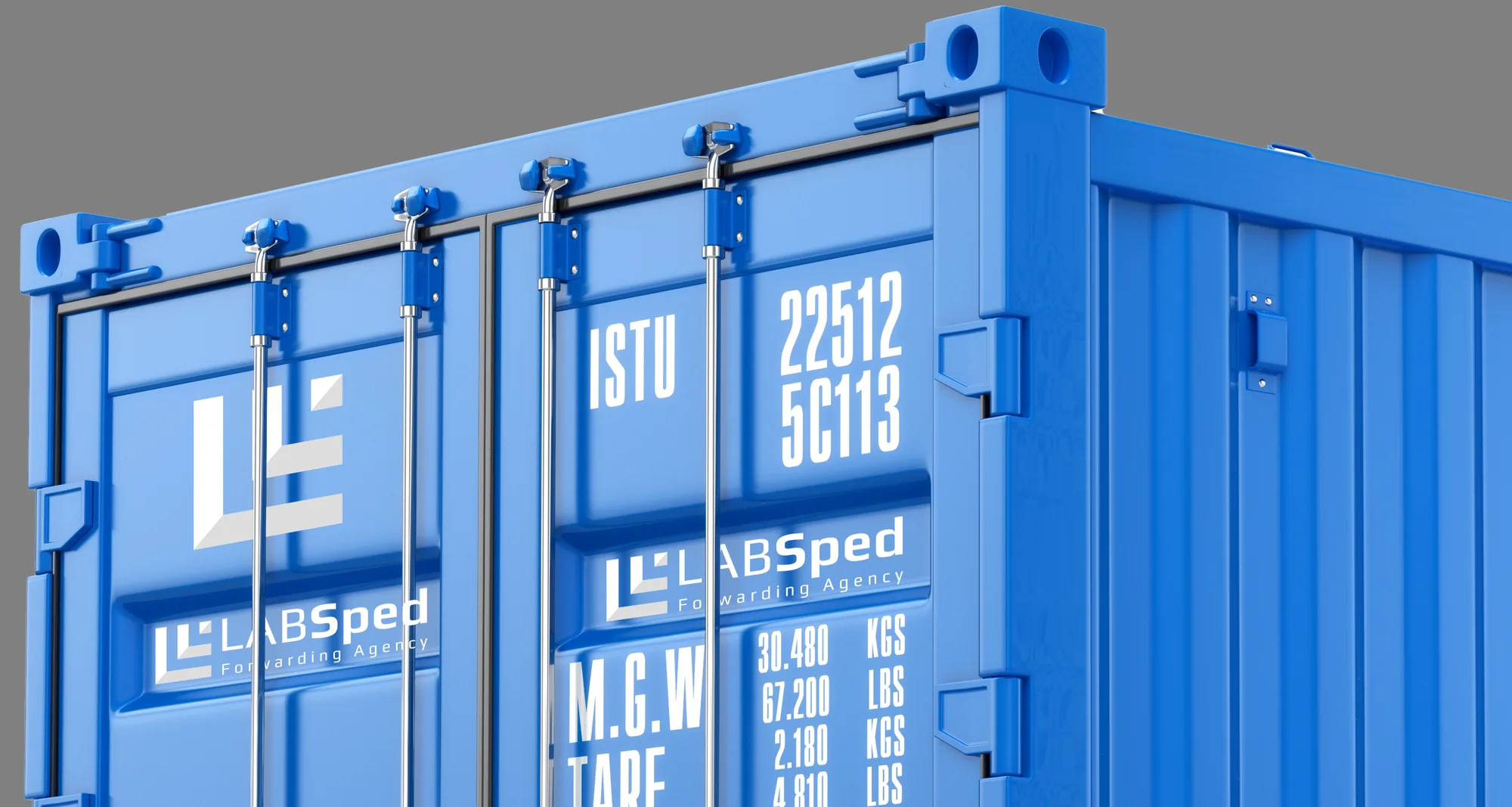 Dal container alla L del marchio