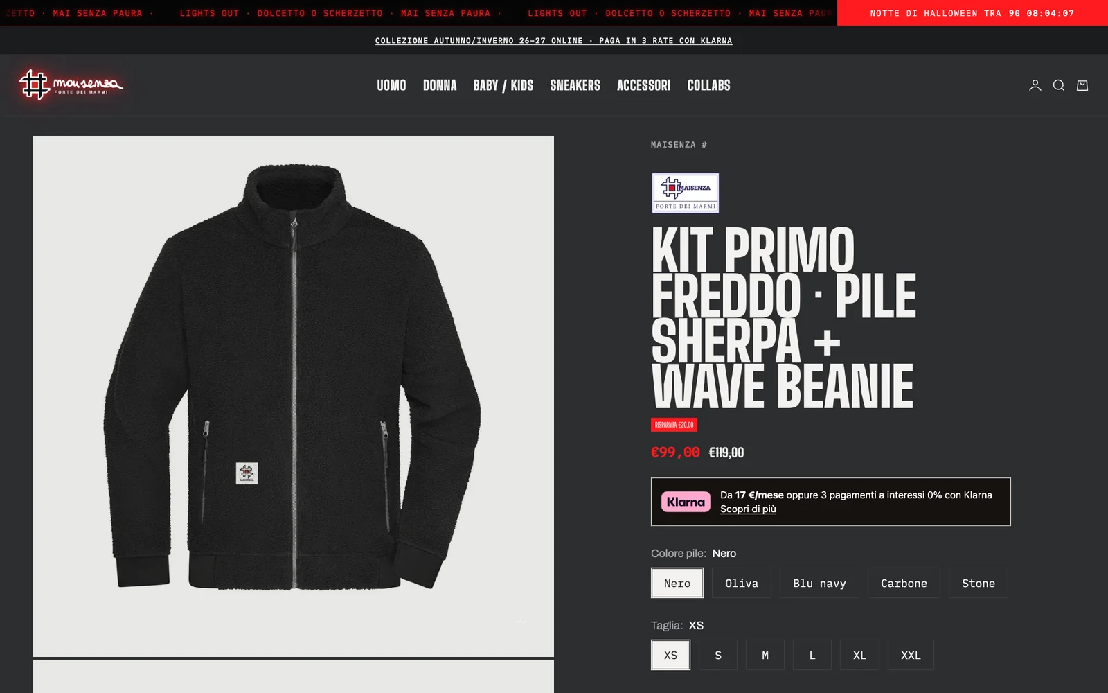 Il Kit Primo Freddo: pile sherpa e beanie a 99€