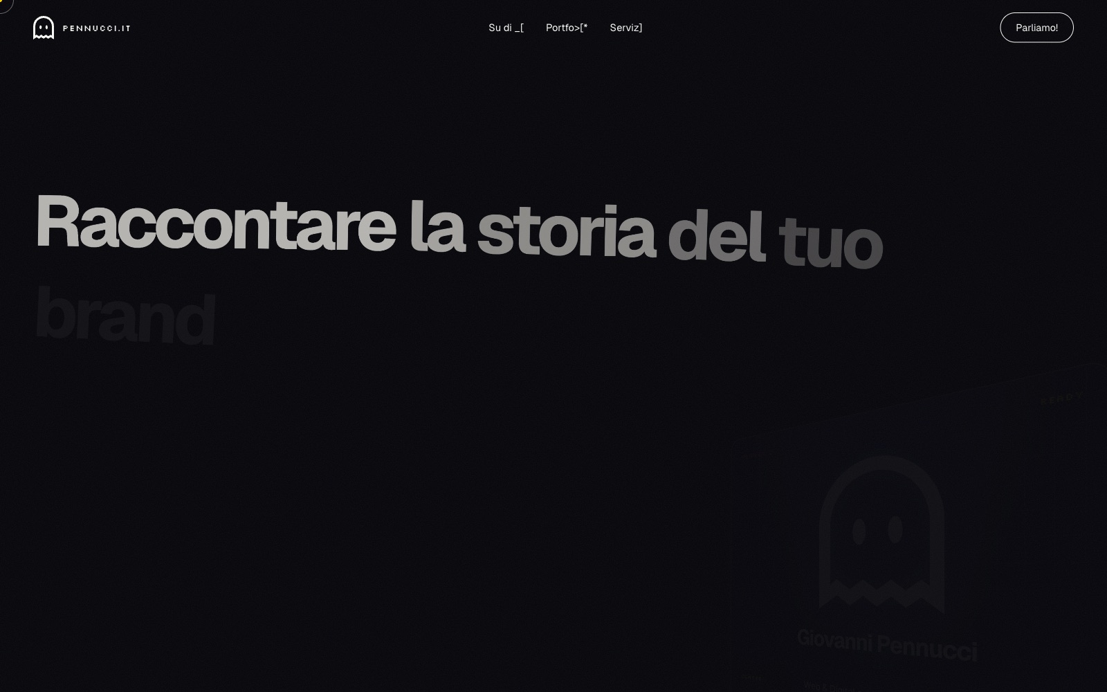 La pagina Su di me